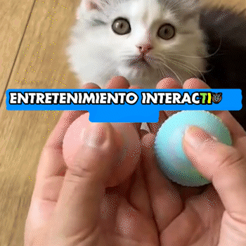 PELOTA JUGUETE INTERACTIVA PARA GATOS