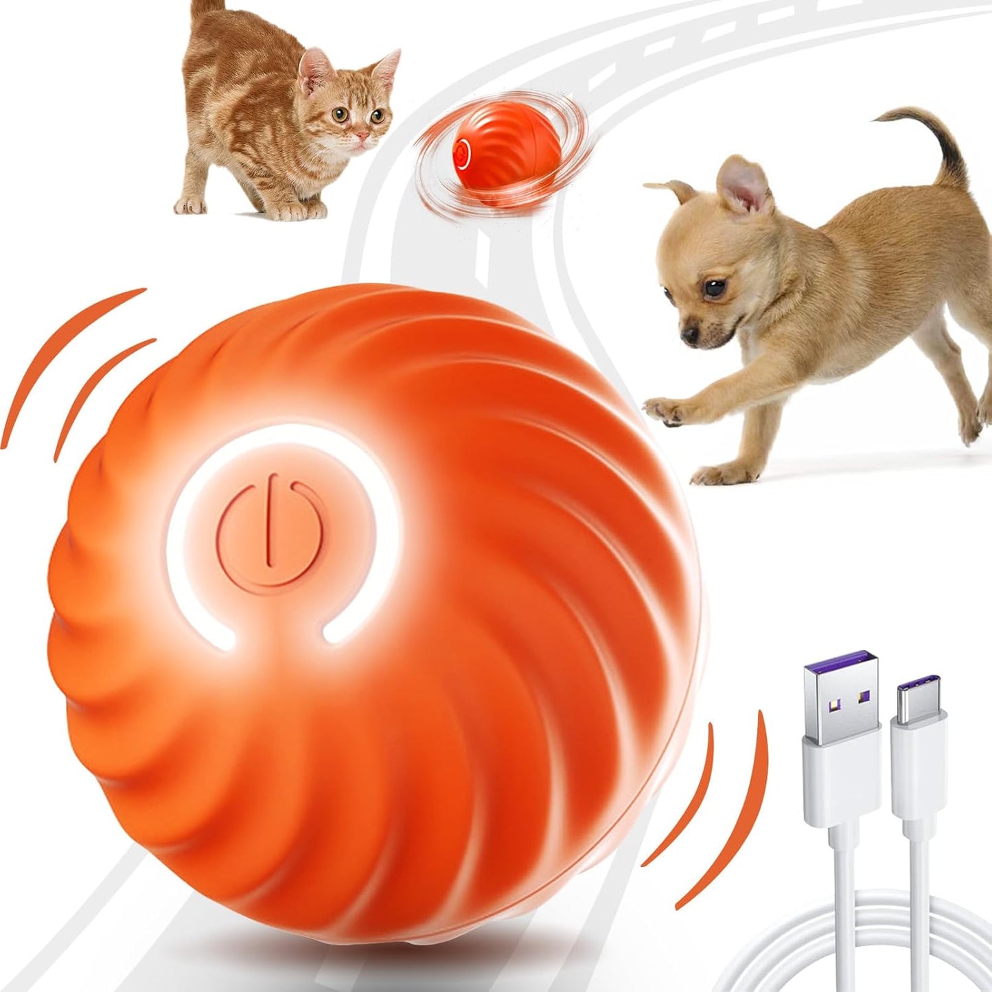 PELOTA SALTARINA PARA MASCOTAS