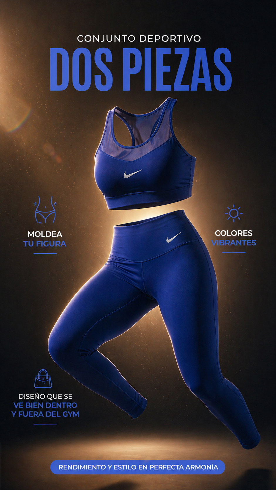 CONJUNTO DEPORTIVO TOP Y LEGGINS