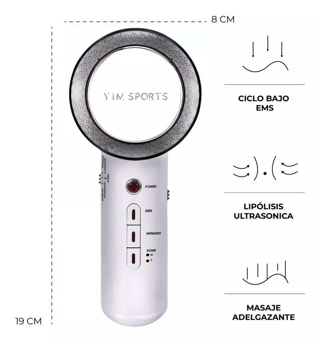 MASAJEADOR CORPORAL ANTICELULITIS 3 EN 1