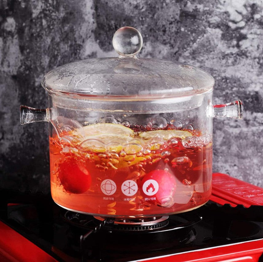 OLLA DE VIDRIO TEMPLADO PREMIUM
