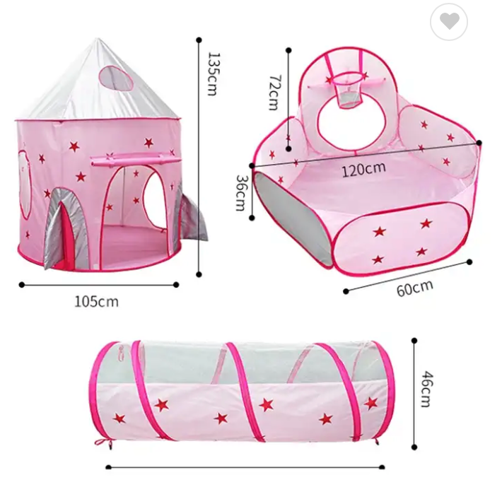 TIENDA CARPA TUNEL 3 EN 1