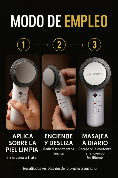 MASAJEADOR CORPORAL ANTICELULITIS 3 EN 1