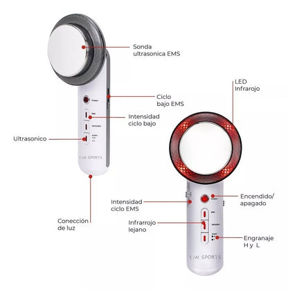 MASAJEADOR CORPORAL ANTICELULITIS 3 EN 1
